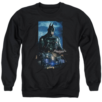 Batman - Arkham Batmobile - Men's Crewneck Sweatshirt Men's Crewneck Sweatshirt Batman