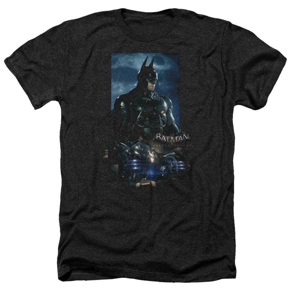 Batman - Arkham Batmobile - Men's Heather T-Shirt Men's Heather T-Shirt Batman