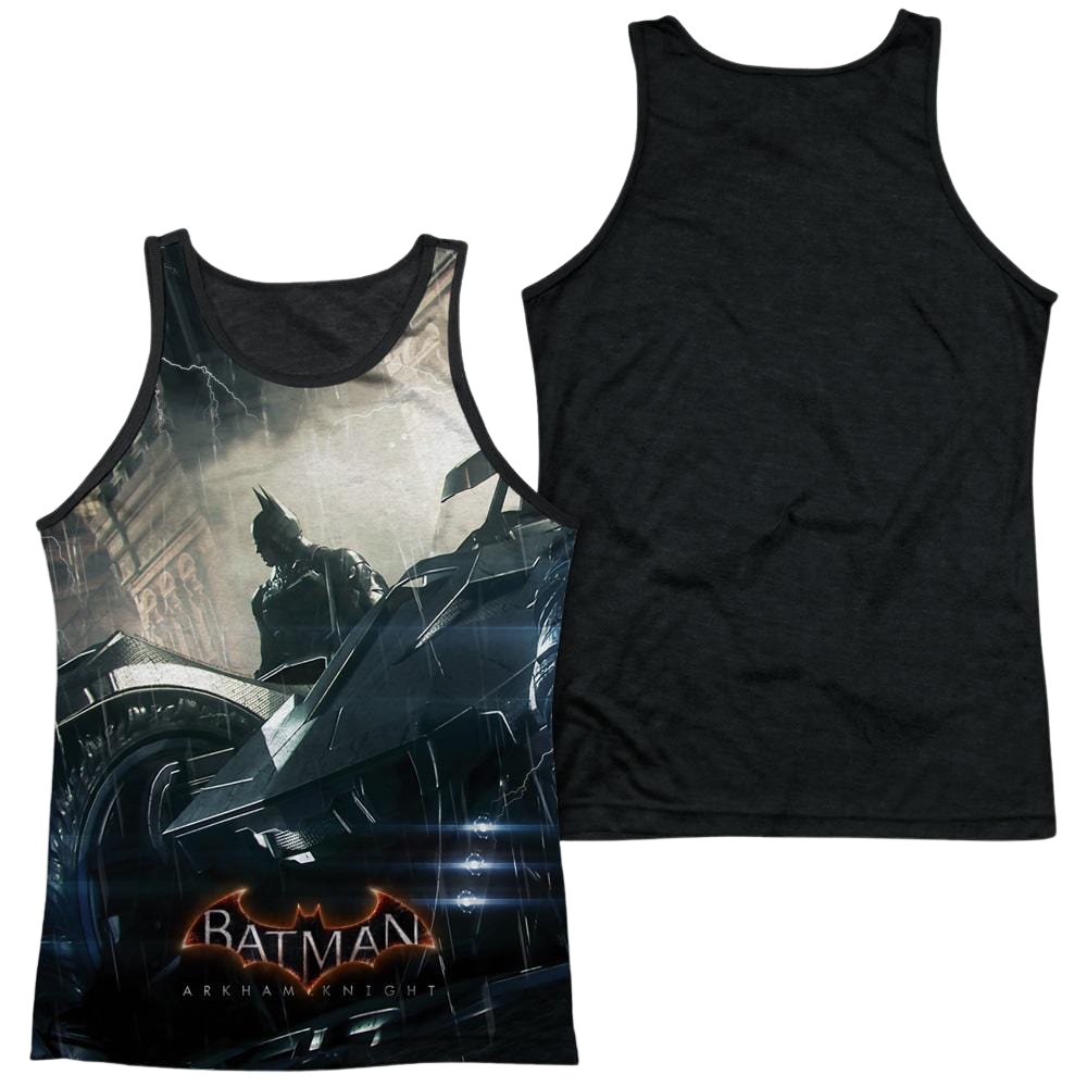 Batman - Arkham Into The Night Men's Black Back Tank Men's Black Back Tank Batman