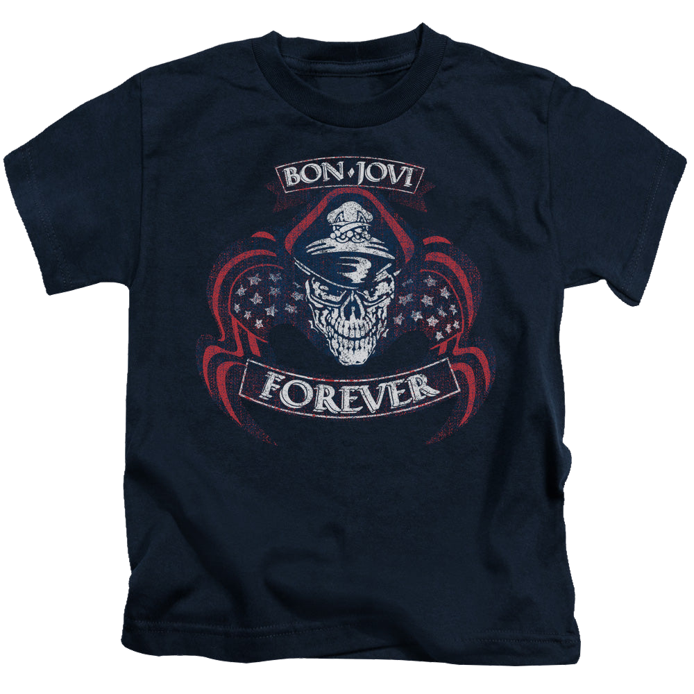 Bon Jovi Forever Skull - Kid's T-Shirt Kid's T-Shirt (Ages 4-7) Bon Jovi
