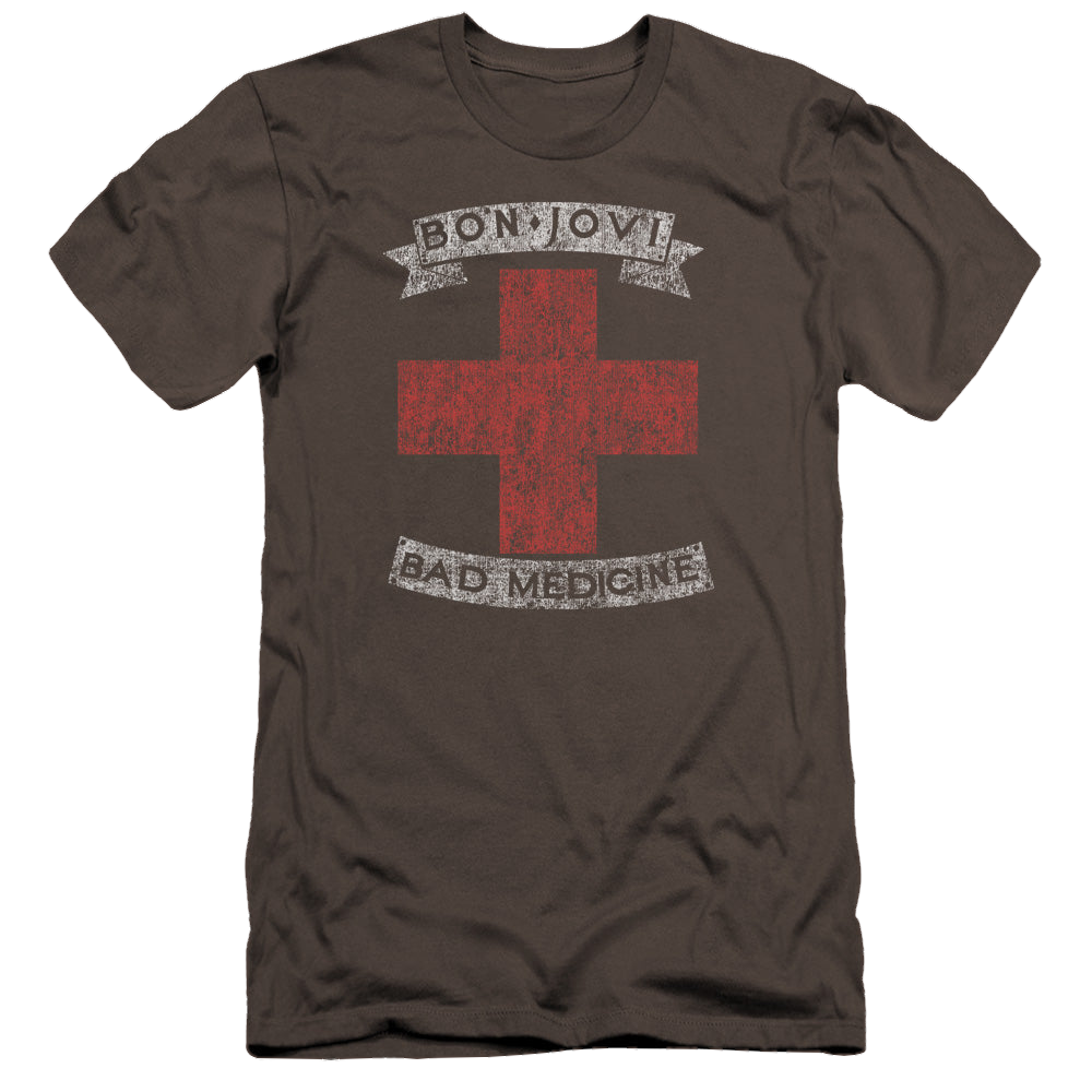 Bon Jovi Bad Medicine - Men's Premium Slim Fit T-Shirt Men's Premium Slim Fit T-Shirt Bon Jovi