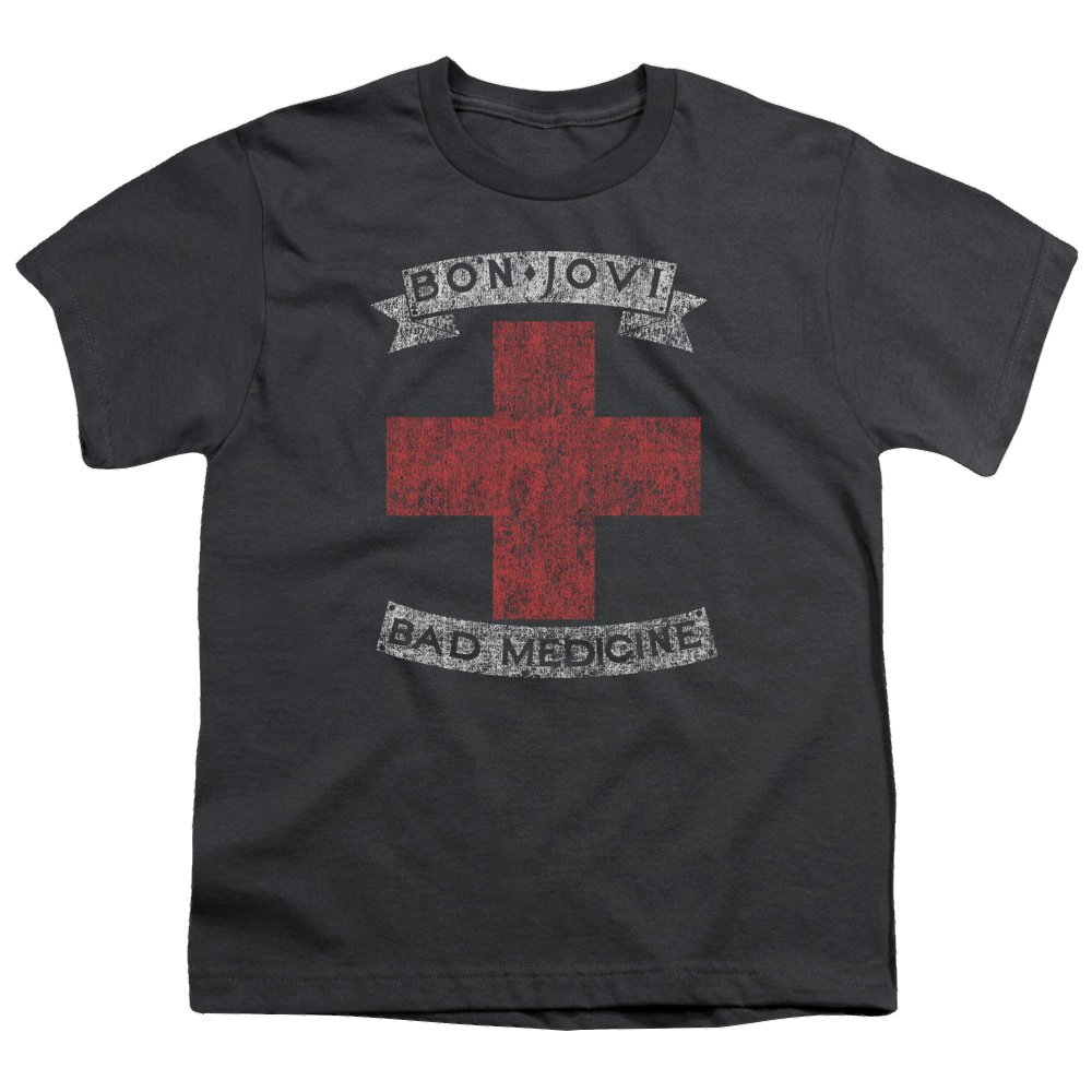 Bon Jovi Bad Medicine - Youth T-Shirt Youth T-Shirt (Ages 8-12) Bon Jovi