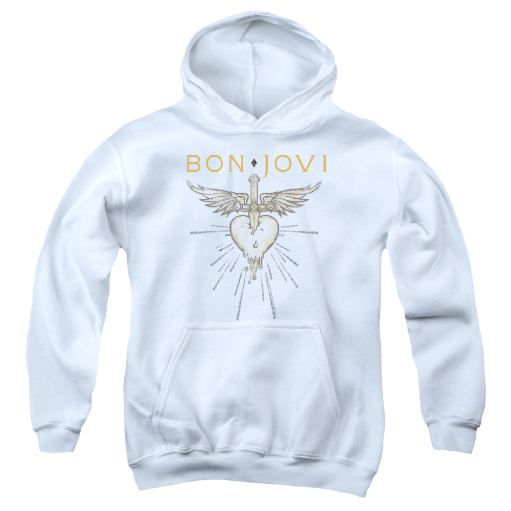 Bon Jovi Greatest Hits - Youth Hoodie Youth Hoodie (Ages 8-12) Bon Jovi