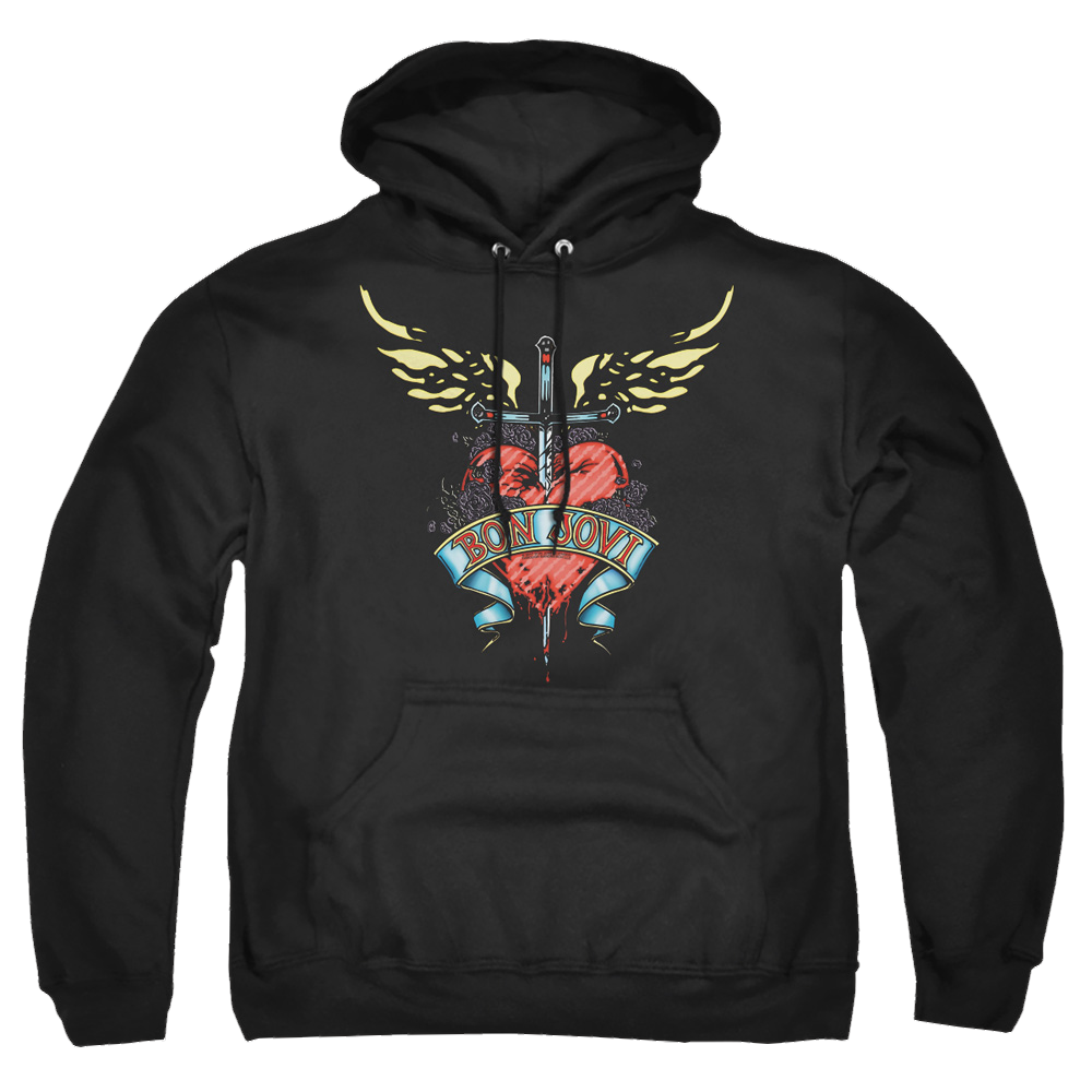 Bon Jovi Daggered - Pullover Hoodie Pullover Hoodie Bon Jovi