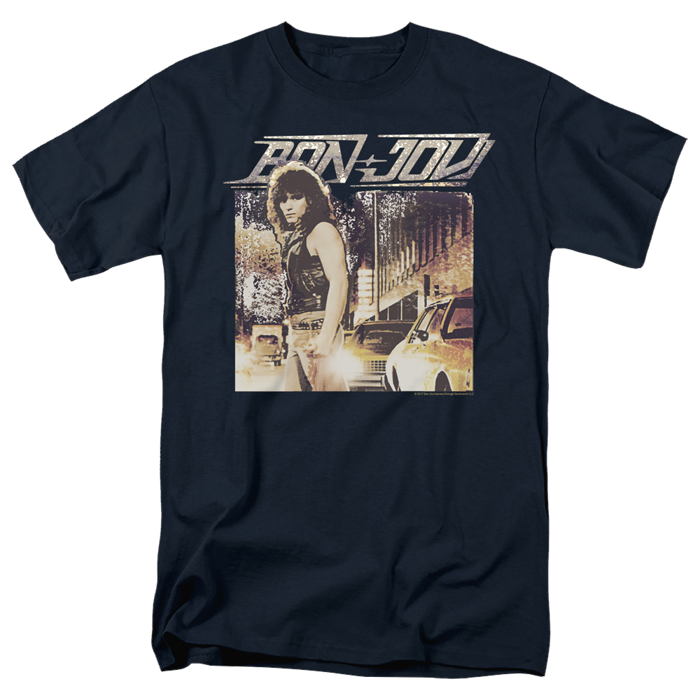 Bon Jovi Runaway Jon - Men's Regular Fit T-Shirt Men's Regular Fit T-Shirt Bon Jovi