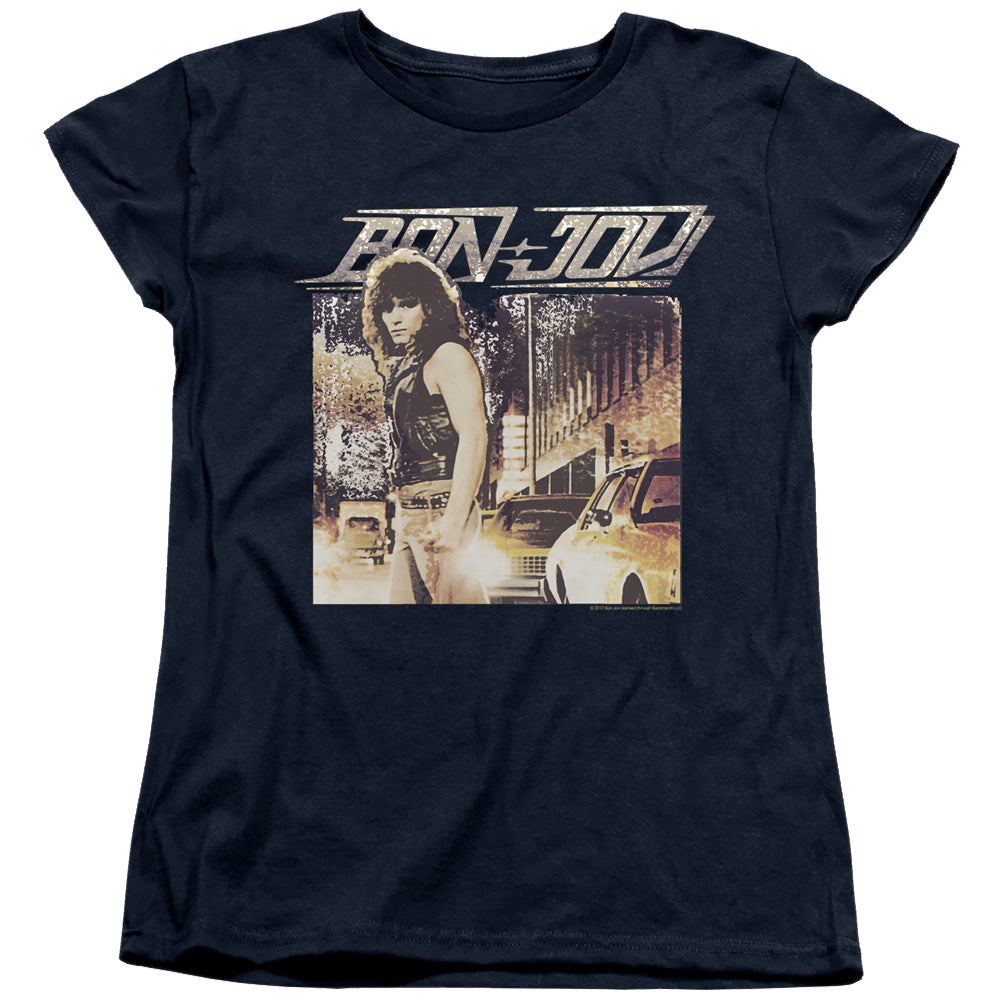 Bon Jovi Runaway Jon - Women's T-Shirt Women's T-Shirt Bon Jovi