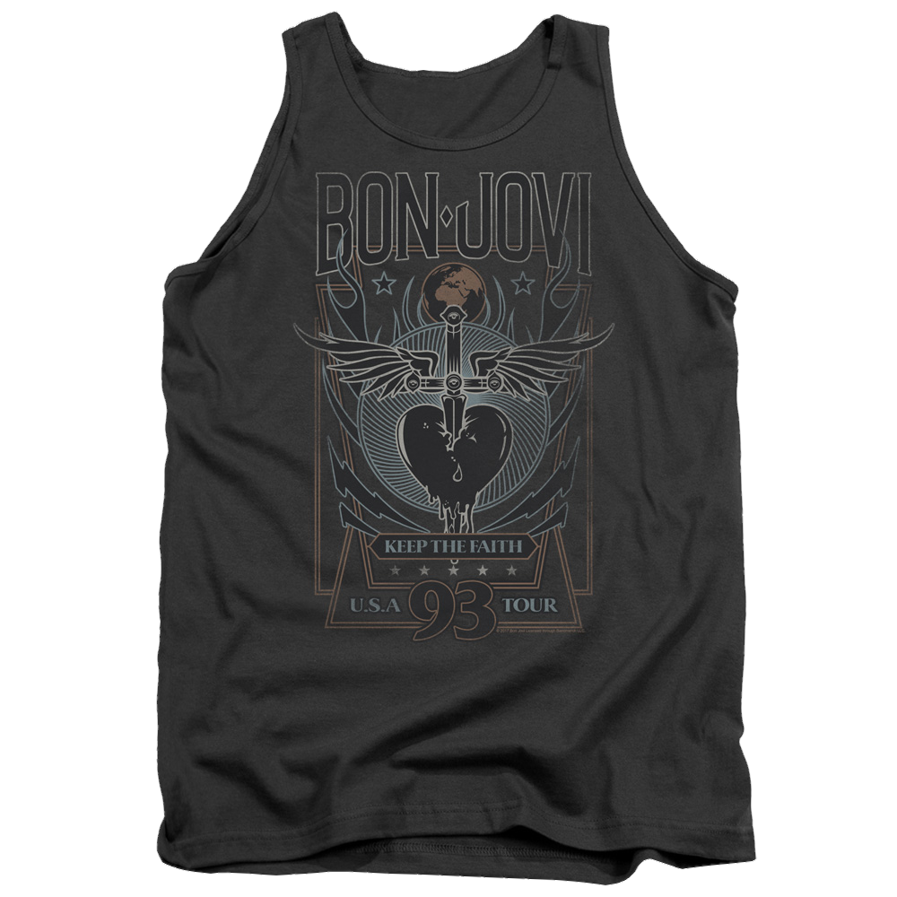 Bon Jovi Keep The Faith - Men's Tank Top Men's Tank Bon Jovi