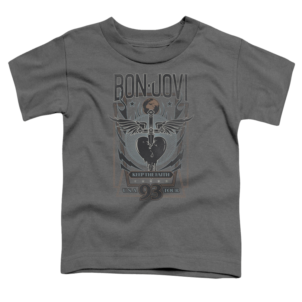 Bon Jovi Keep The Faith - Toddler T-Shirt Toddler T-Shirt Bon Jovi