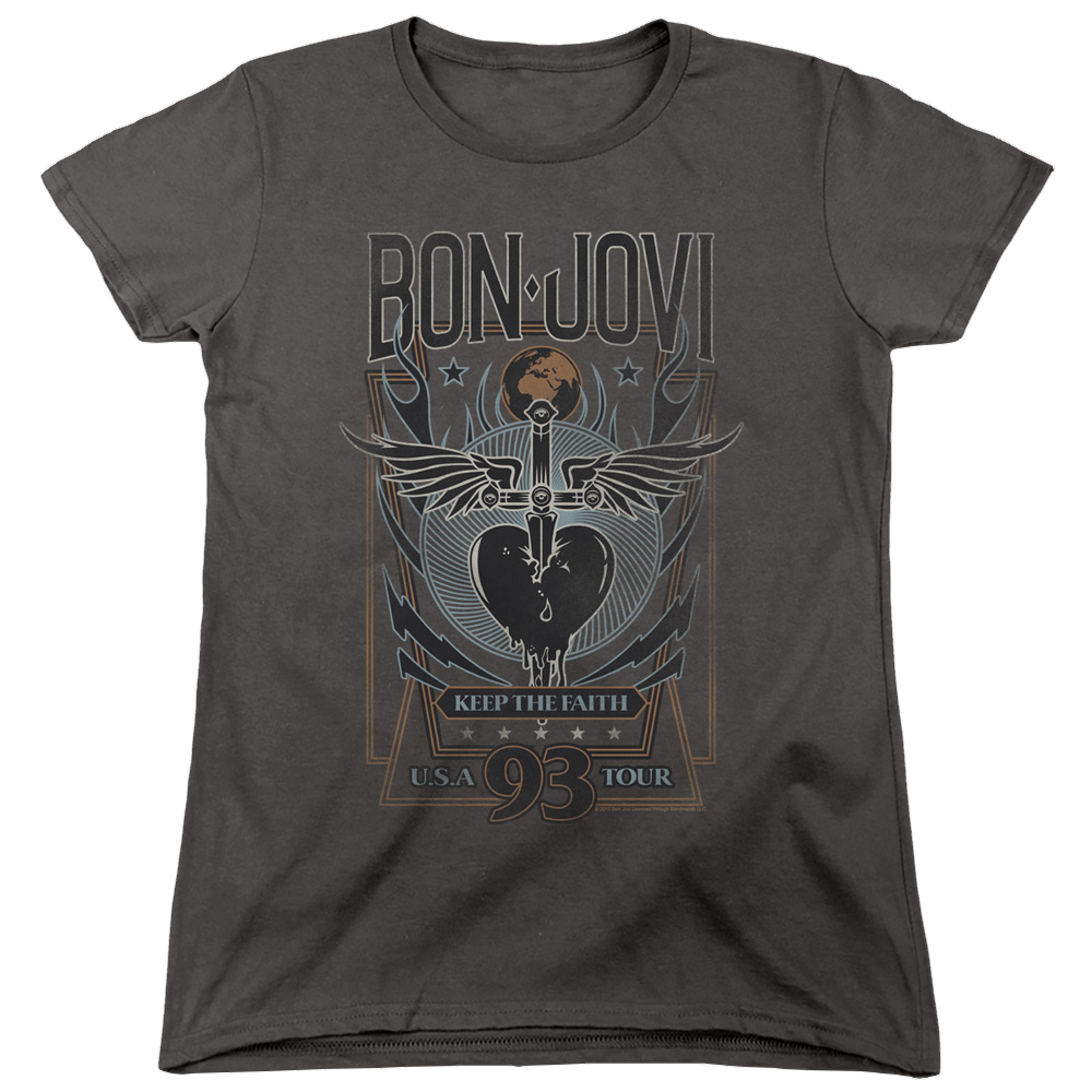 Bon Jovi Keep The Faith - Women's T-Shirt Women's T-Shirt Bon Jovi