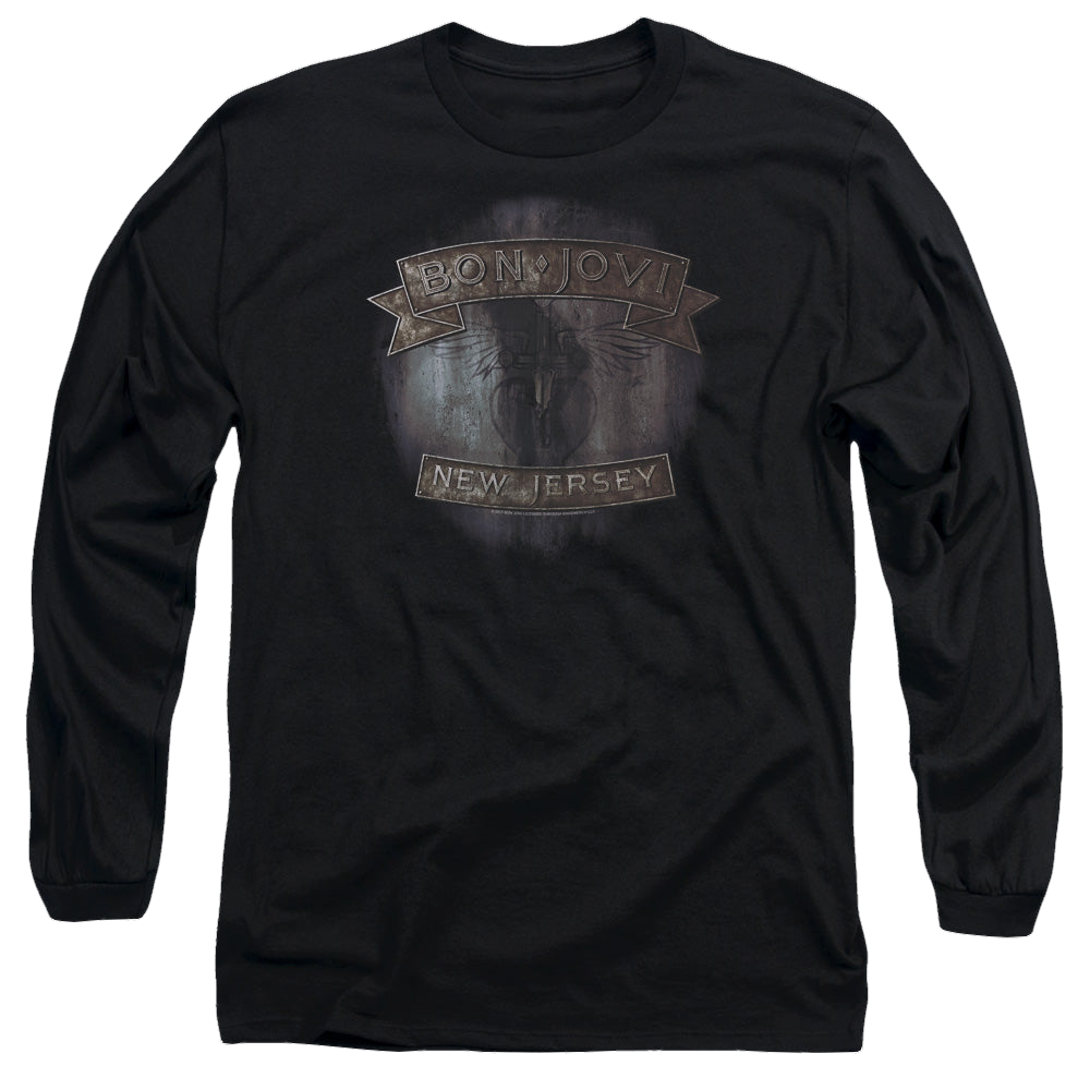 Bon Jovi New Jersey - Men's Long Sleeve T-Shirt Men's Long Sleeve T-Shirt Bon Jovi