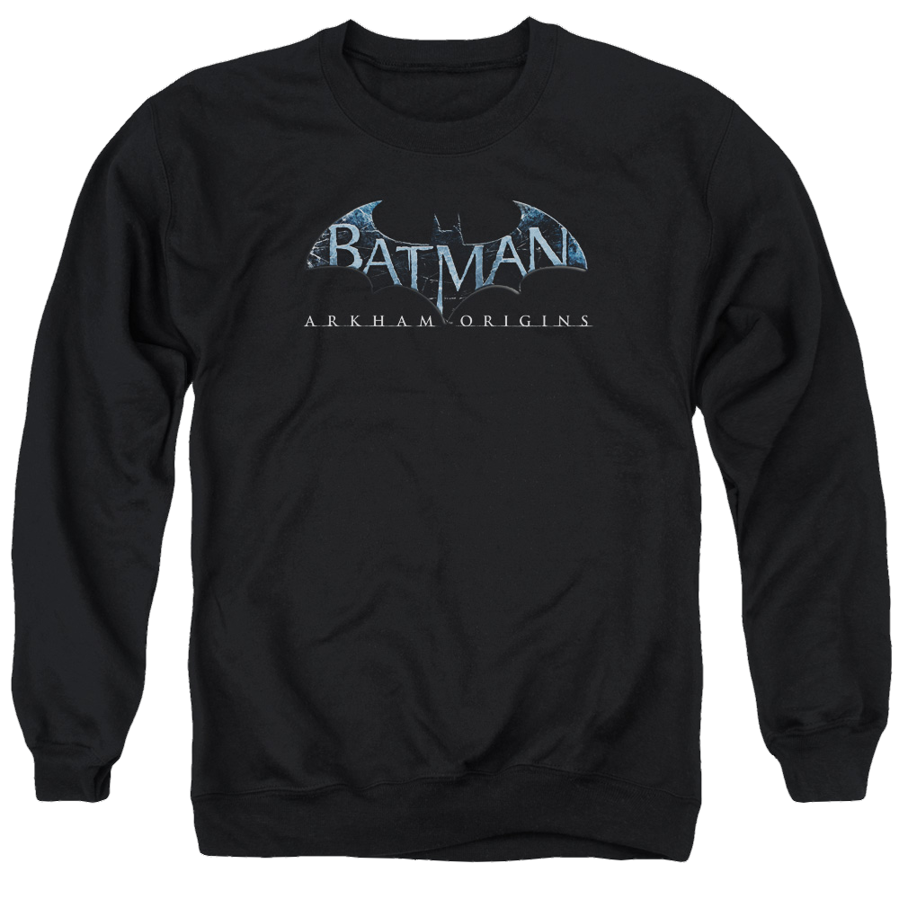 Batman - Arkham Logo - Men's Crewneck Sweatshirt Men's Crewneck Sweatshirt Batman