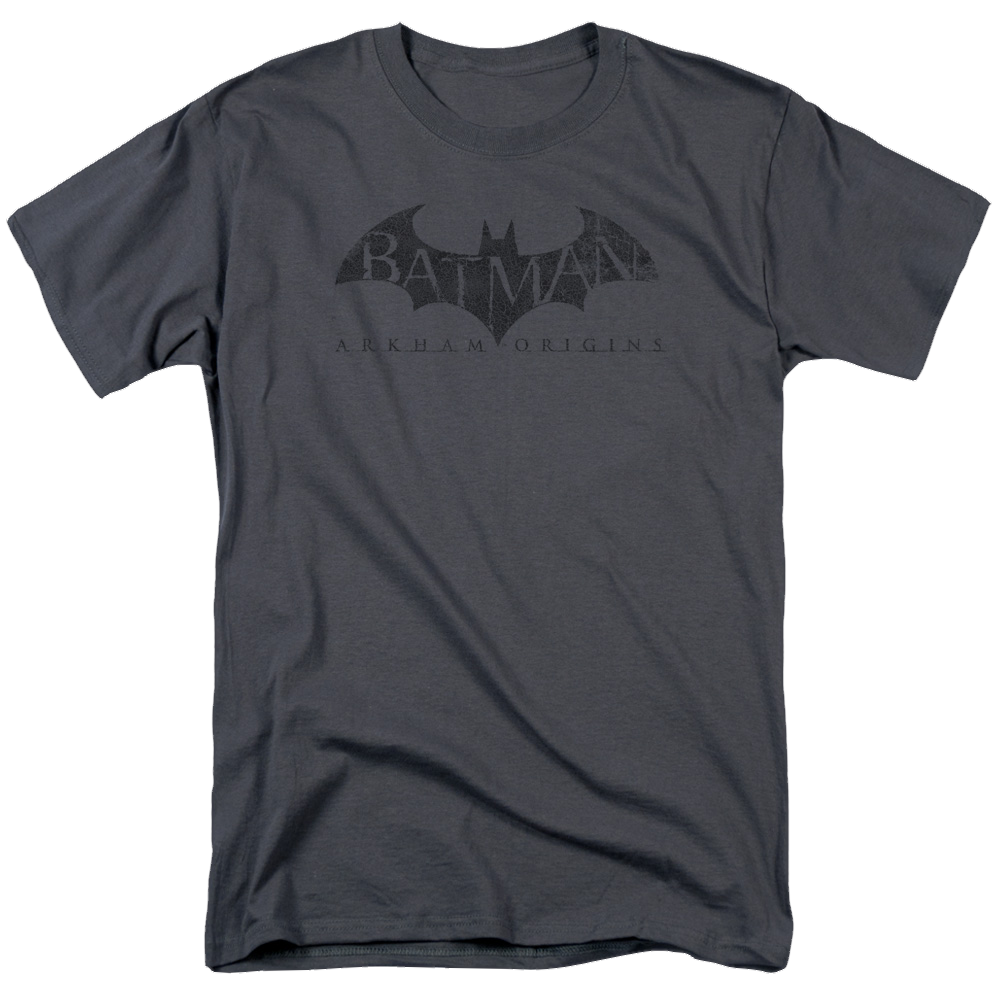 Batman - Arkham Crackle Logo - Men's Regular Fit T-Shirt Men's Regular Fit T-Shirt Batman