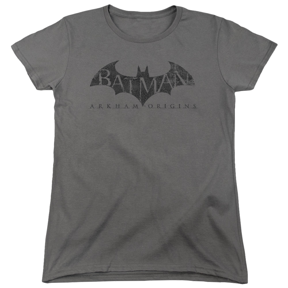 Batman - Arkham Crackle Logo - Women's T-Shirt Women's T-Shirt Batman