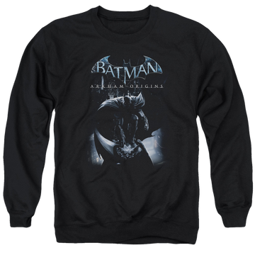 Batman - Arkham Perched Cat - Men's Crewneck Sweatshirt Men's Crewneck Sweatshirt Batman