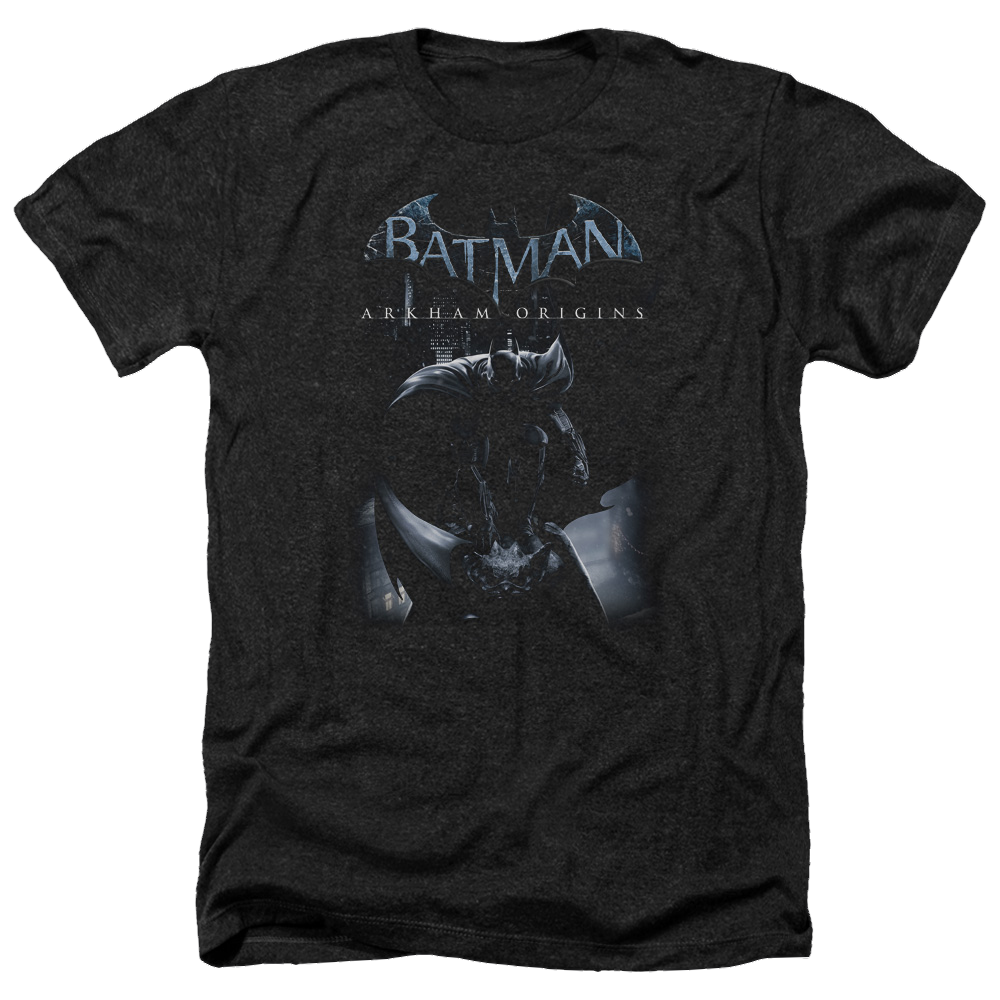 Batman - Arkham Perched Cat - Men's Heather T-Shirt Men's Heather T-Shirt Batman