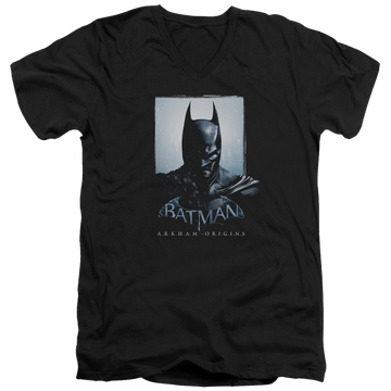 Batman - Arkham Two Sides - Men's V-Neck T-Shirt Men's V-Neck T-Shirt Batman