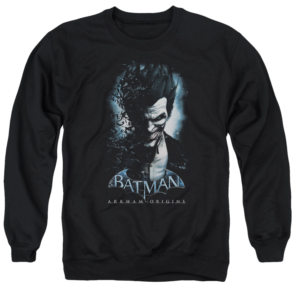 Batman - Arkham Joker - Men's Crewneck Sweatshirt Men's Crewneck Sweatshirt Joker