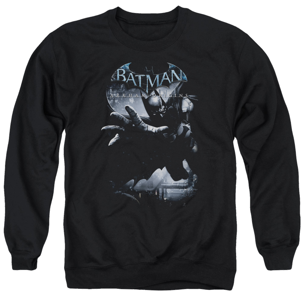 Batman - Arkham Out Of The Shadows - Men's Crewneck Sweatshirt Men's Crewneck Sweatshirt Batman