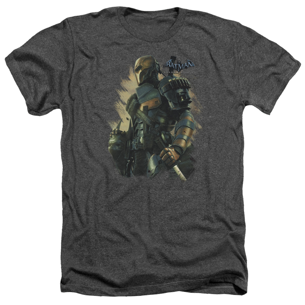 Batman - Arkham Deathstroke - Men's Heather T-Shirt Men's Heather T-Shirt Deathstroke
