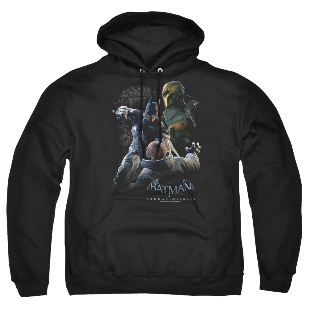 Batman - Arkham Punch - Pullover Hoodie Pullover Hoodie Batman