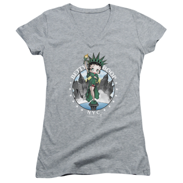 Betty Boop Nyc - Juniors V-Neck T-Shirt Juniors V-Neck T-Shirt Betty Boop