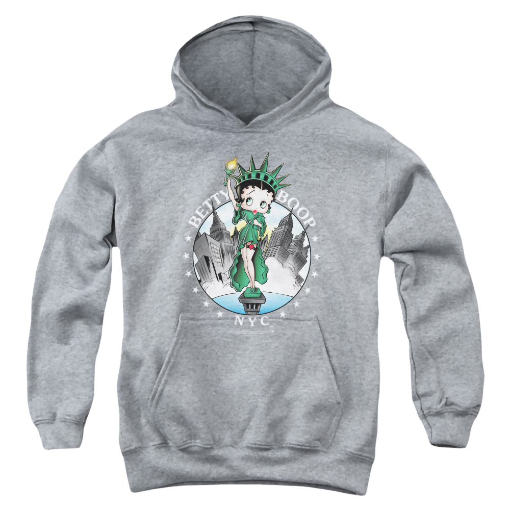 Betty Boop Nyc - Youth Hoodie Youth Hoodie (Ages 8-12) Betty Boop