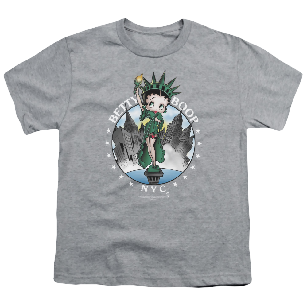 Betty Boop Nyc - Youth T-Shirt Youth T-Shirt (Ages 8-12) Betty Boop