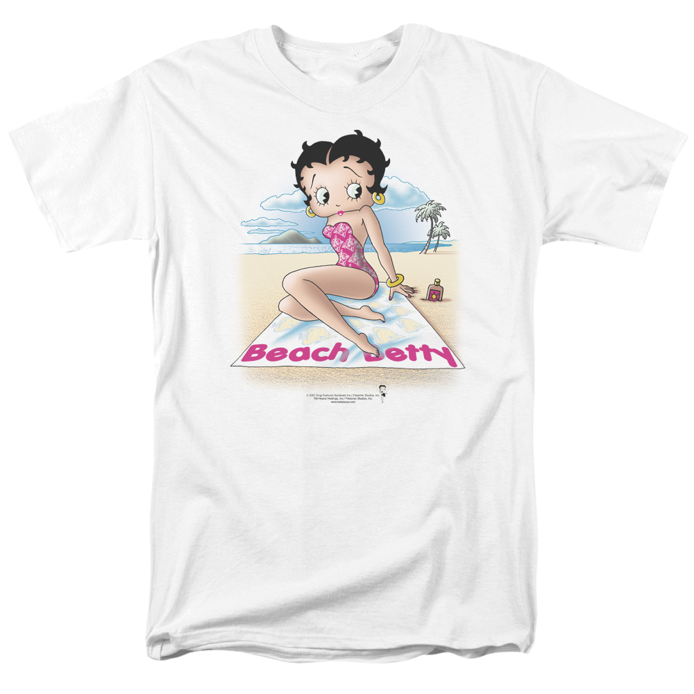 Betty Boop Beach Betty - Men's Regular Fit T-Shirt Men's Regular Fit T-Shirt Betty Boop