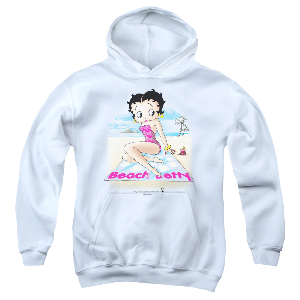 Betty Boop Beach Betty - Youth Hoodie Youth Hoodie (Ages 8-12) Betty Boop