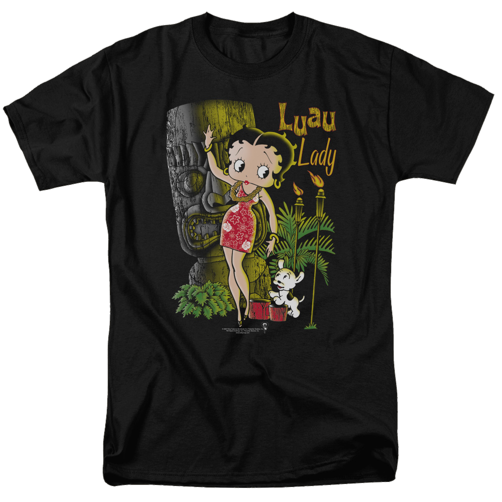Betty Boop Luau Lady - Men's Regular Fit T-Shirt Men's Regular Fit T-Shirt Betty Boop
