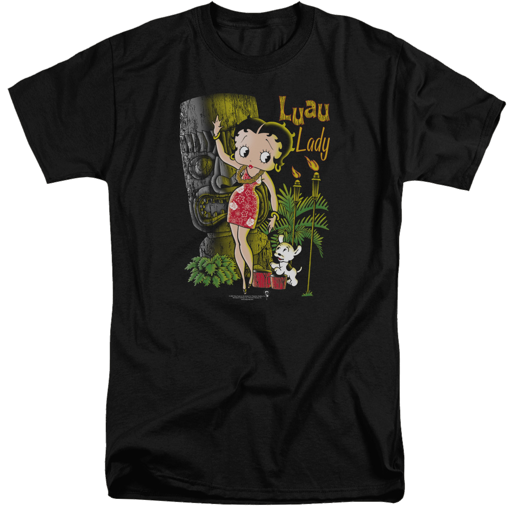 Betty Boop Luau Lady - Men's Tall Fit T-Shirt Men's Tall Fit T-Shirt Betty Boop