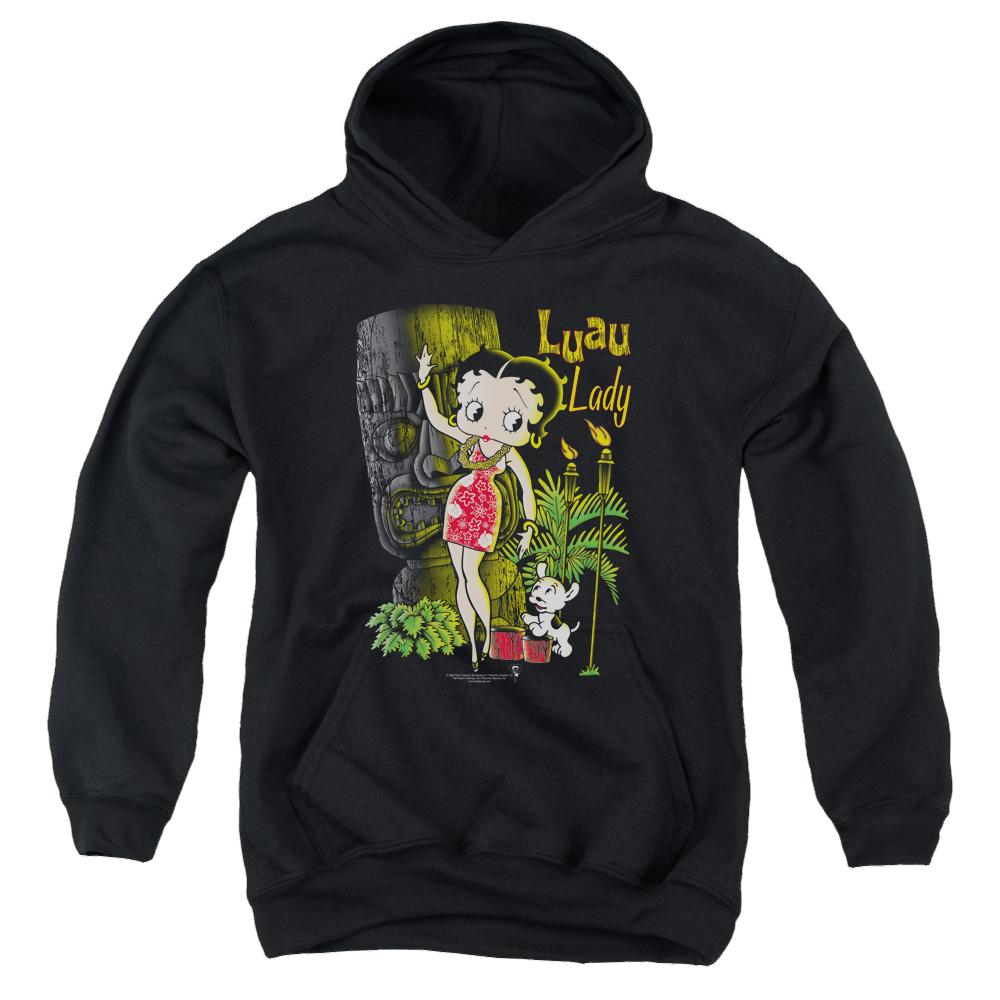 Betty Boop Luau Lady - Youth Hoodie Youth Hoodie (Ages 8-12) Betty Boop