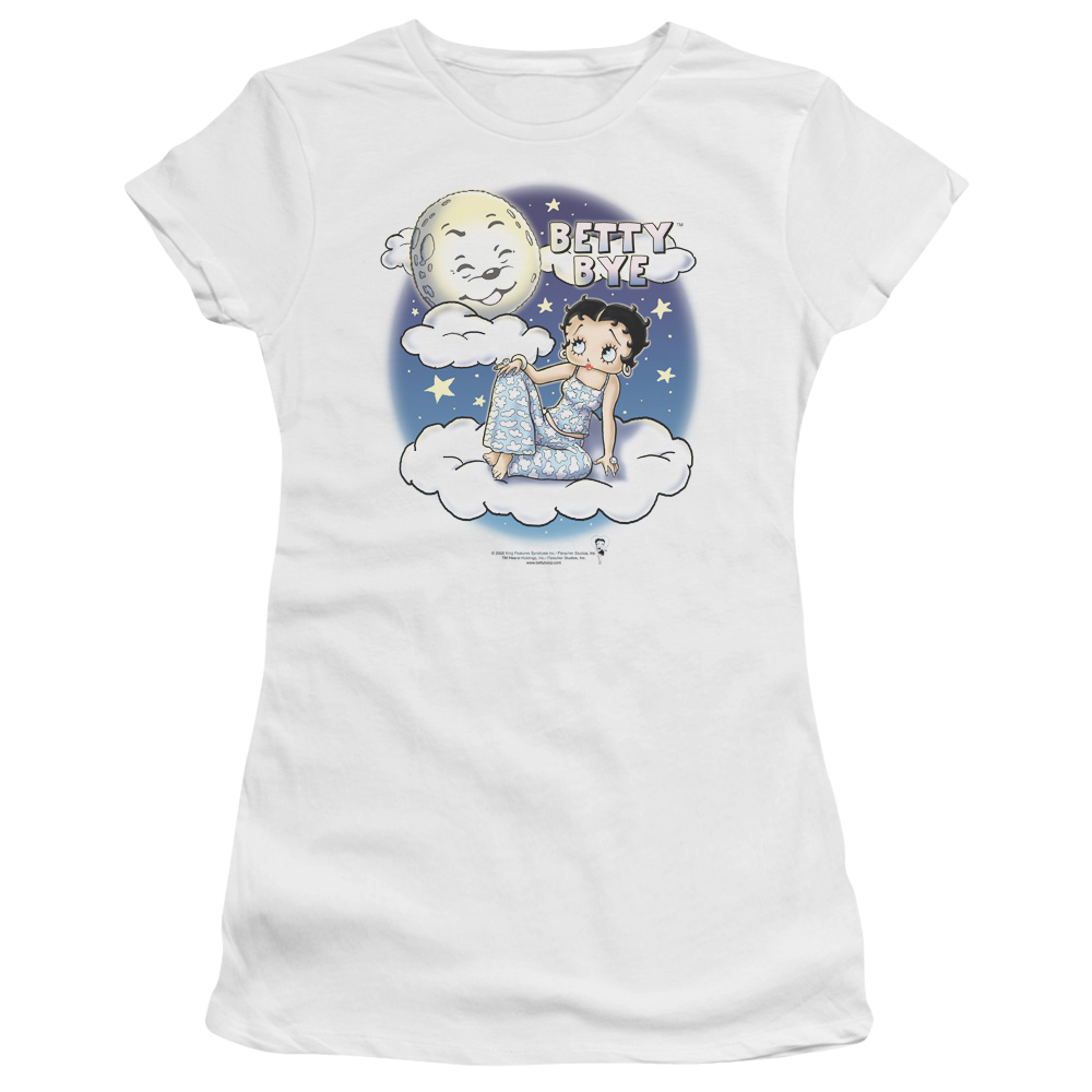 Betty Boop Betty Bye - Juniors T-Shirt Juniors T-Shirt Betty Boop
