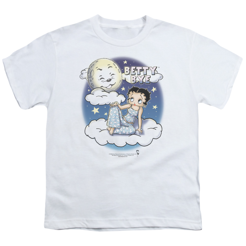 Betty Boop Betty Bye - Youth T-Shirt Youth T-Shirt (Ages 8-12) Betty Boop