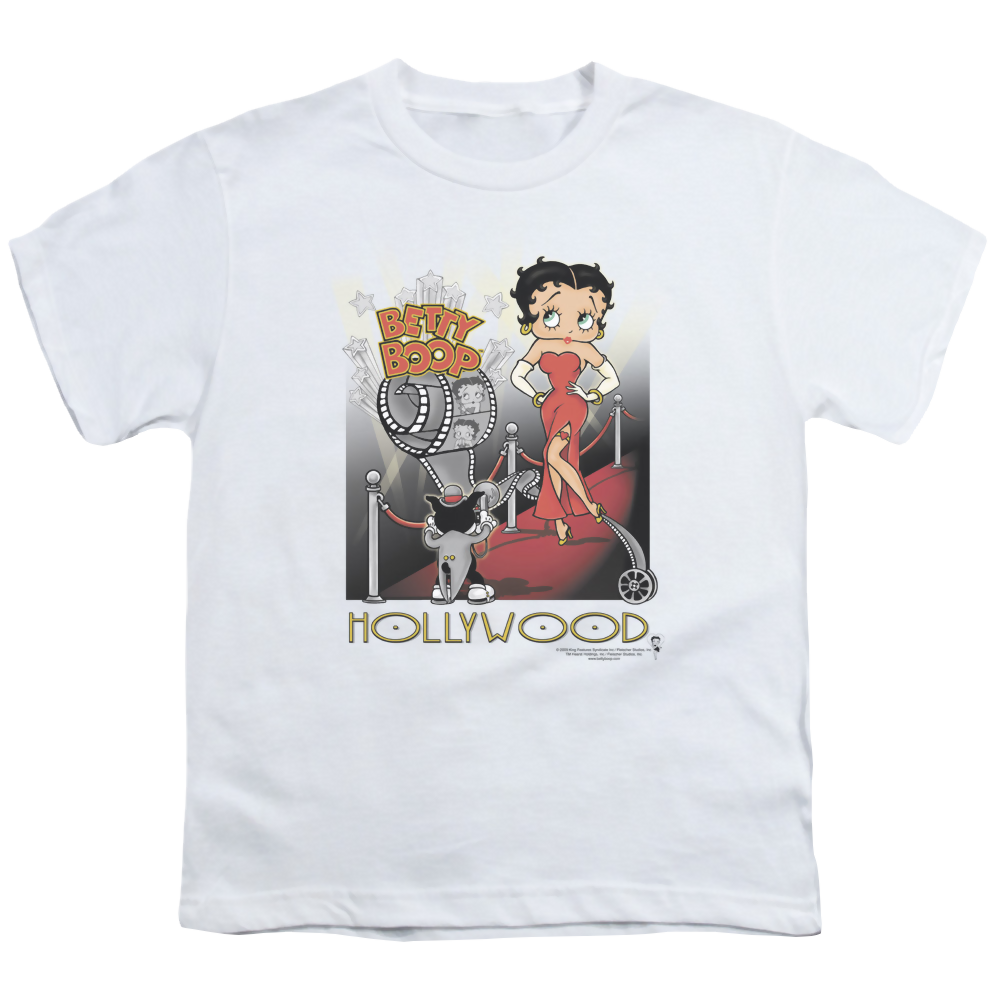 Betty Boop Hollywood - Youth T-Shirt Youth T-Shirt (Ages 8-12) Betty Boop