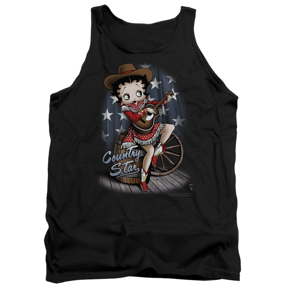 Betty Boop Country Star - Men's Tank Top Men's Tank Betty Boop