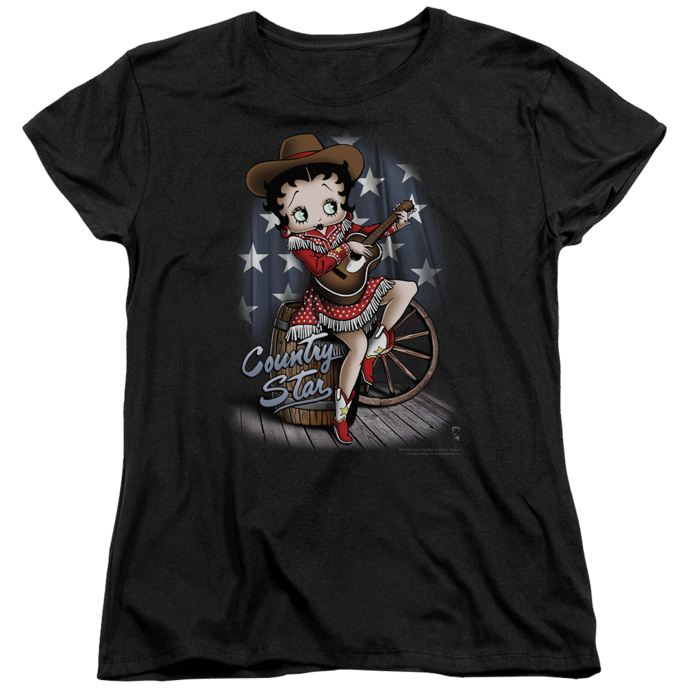 Betty Boop Country Star - Women's T-Shirt Women's T-Shirt Betty Boop