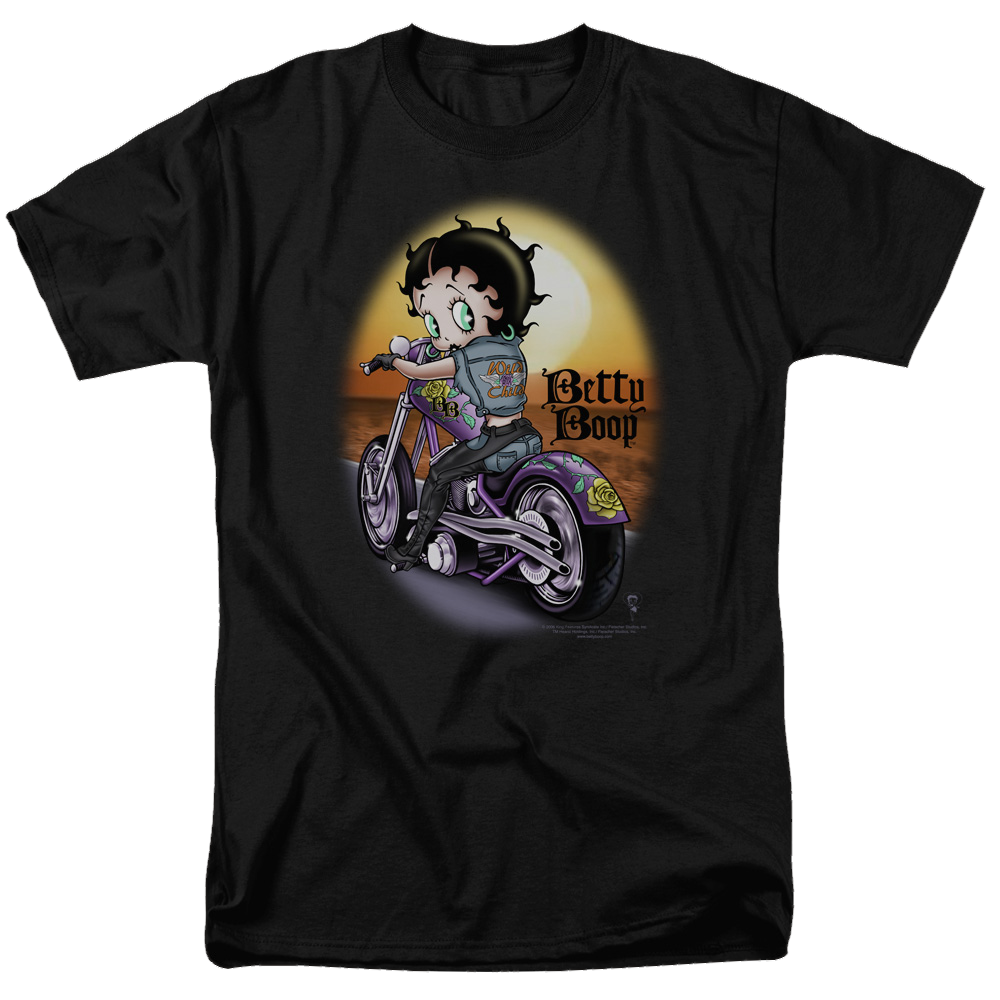 Betty Boop Wild Biker - Men's Regular Fit T-Shirt Men's Regular Fit T-Shirt Betty Boop