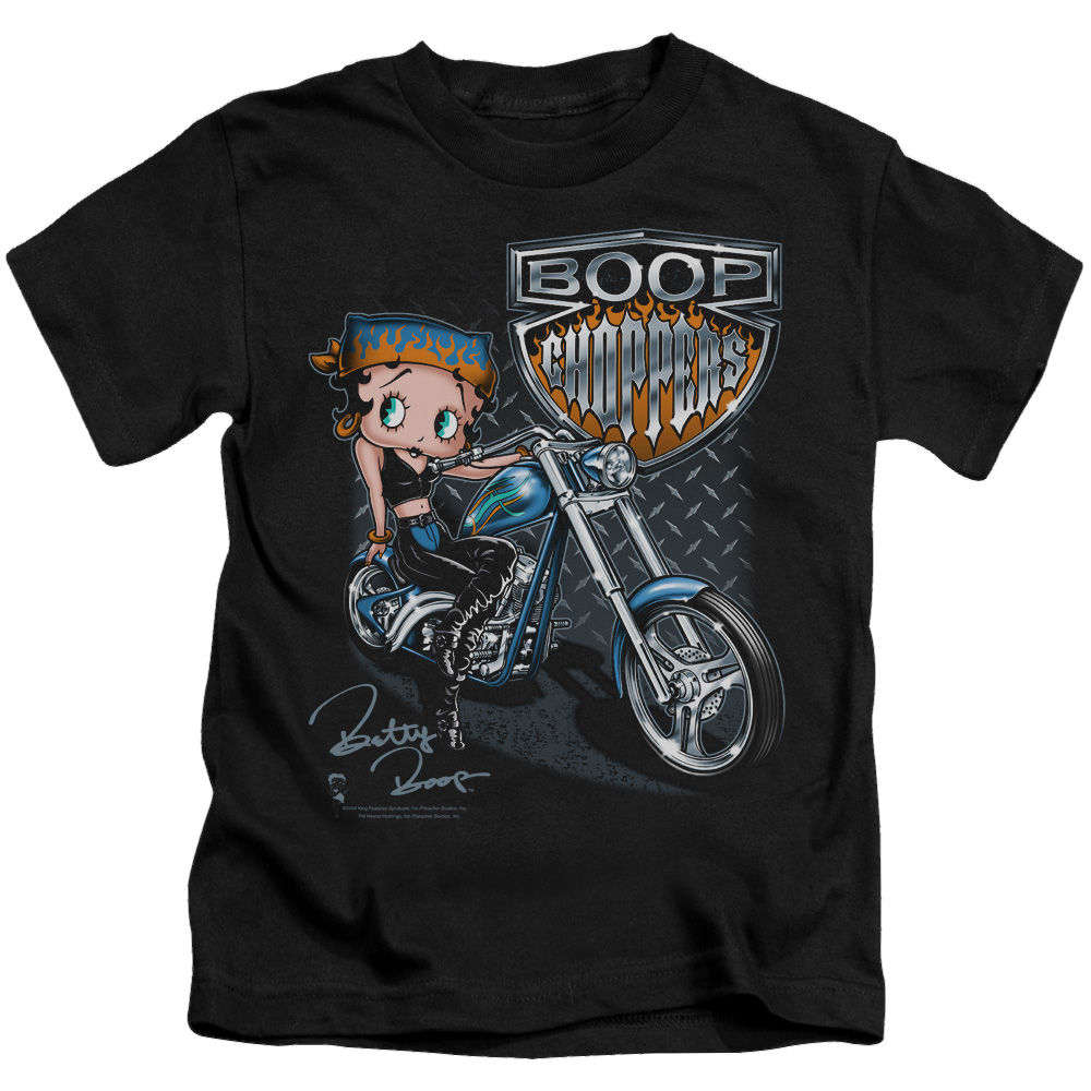 Betty Boop Choppers - Kid's T-Shirt Kid's T-Shirt (Ages 4-7) Betty Boop