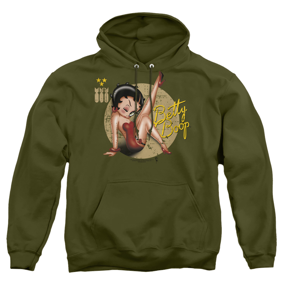 Betty Boop Nose Art - Pullover Hoodie Pullover Hoodie Betty Boop