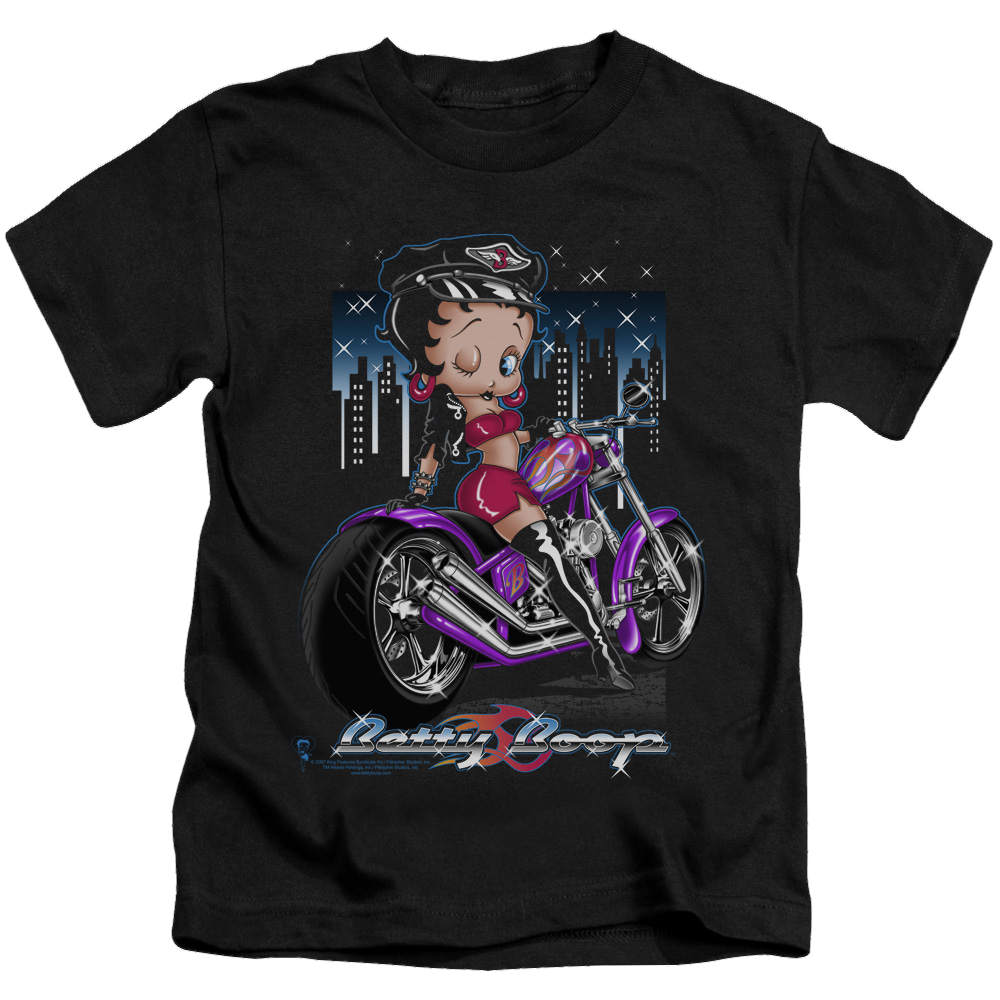 Betty Boop City Chopper - Kid's T-Shirt Kid's T-Shirt (Ages 4-7) Betty Boop