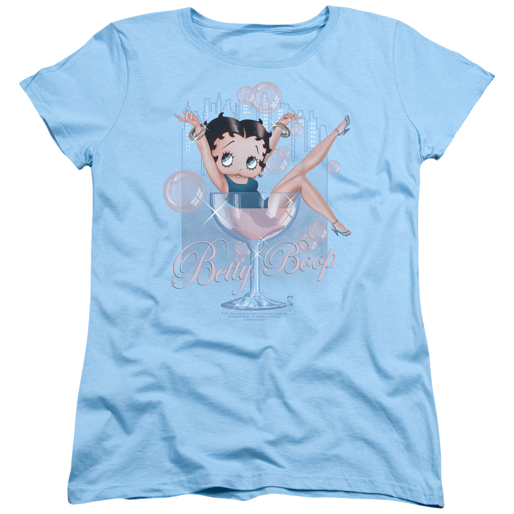 Betty Boop Pink Champagne - Women's T-Shirt Women's T-Shirt Betty Boop