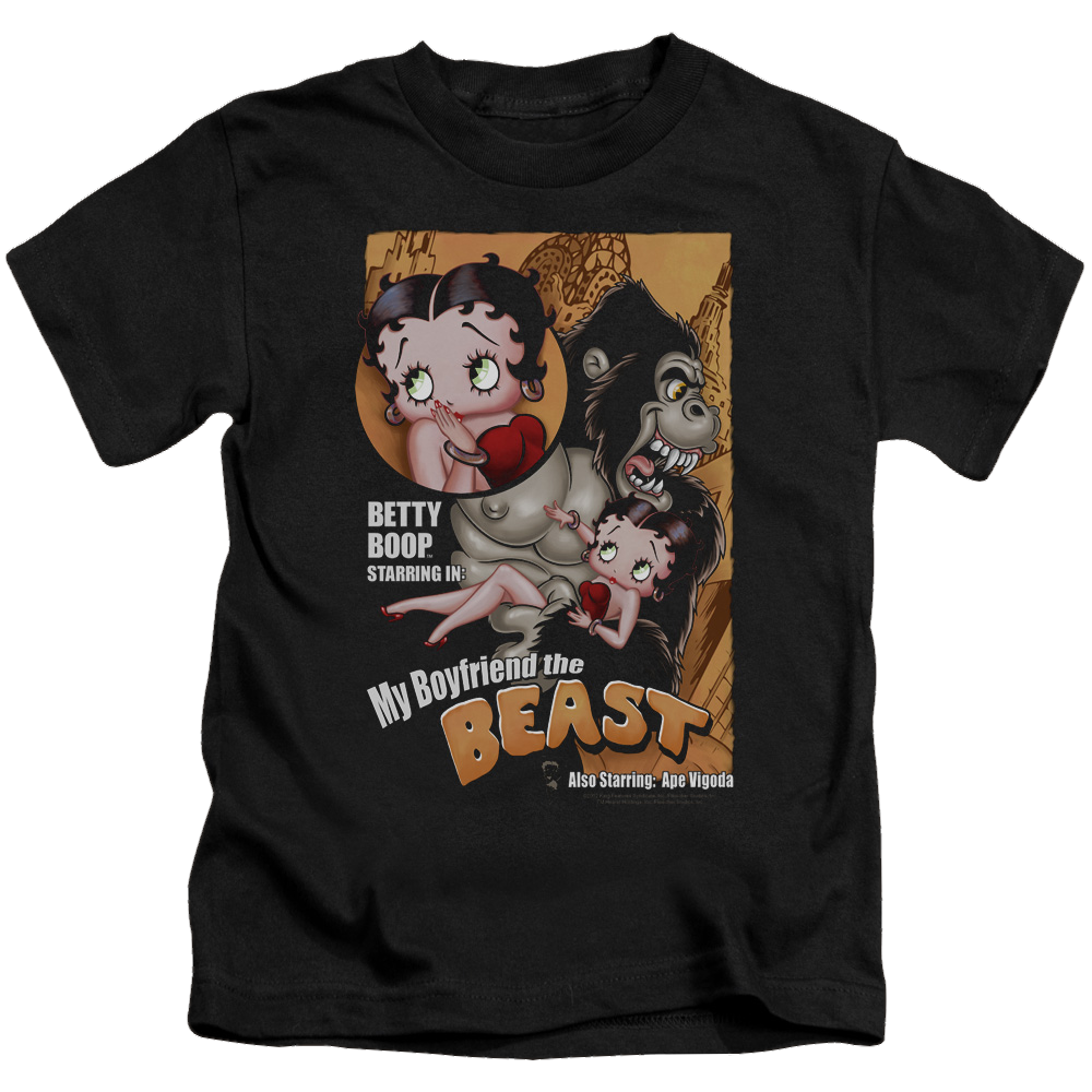 Betty Boop Boyfriend The Beast - Kid's T-Shirt Kid's T-Shirt (Ages 4-7) Betty Boop