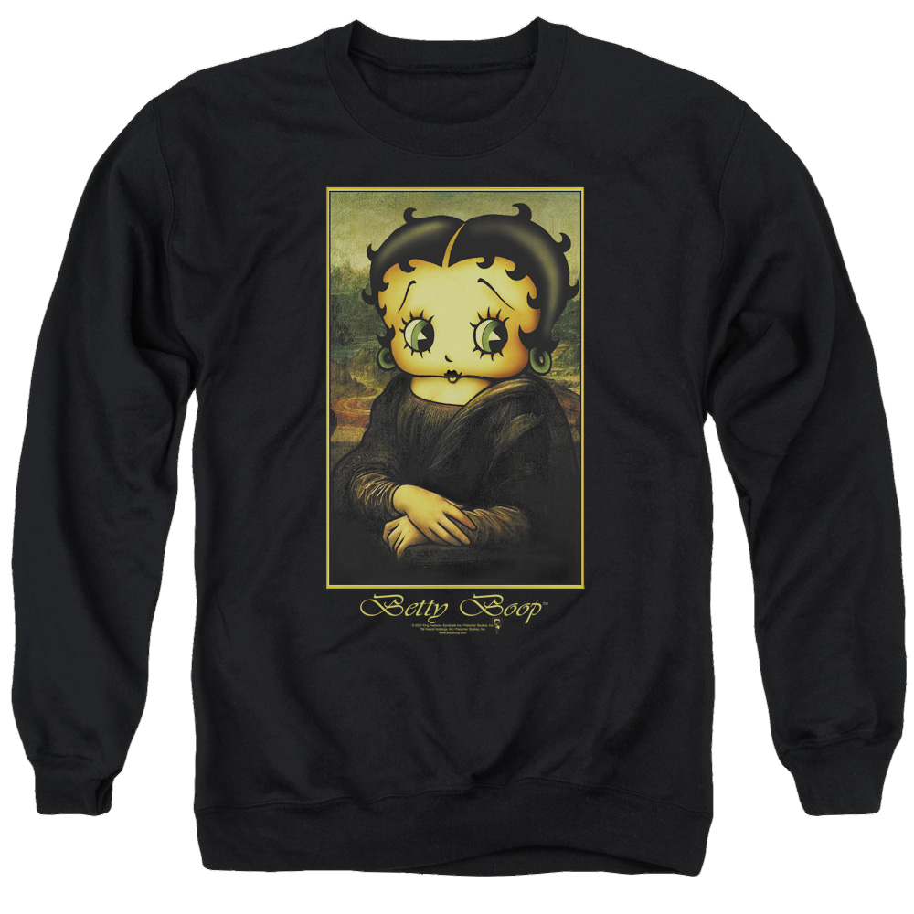 Betty Boop Boopalisa - Men's Crewneck Sweatshirt Men's Crewneck Sweatshirt Betty Boop