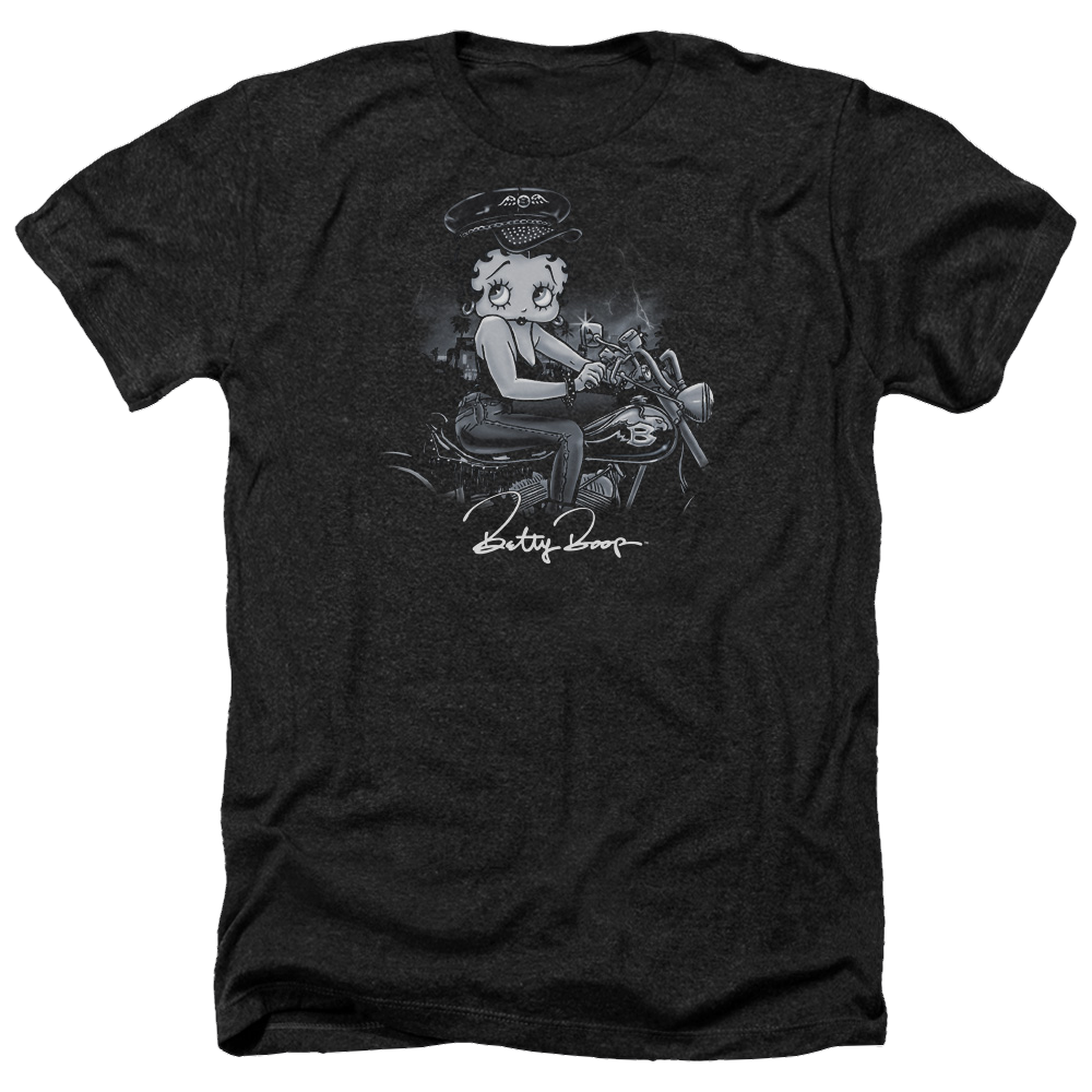 Betty Boop Storm Rider - Men's Heather T-Shirt Men's Heather T-Shirt Betty Boop