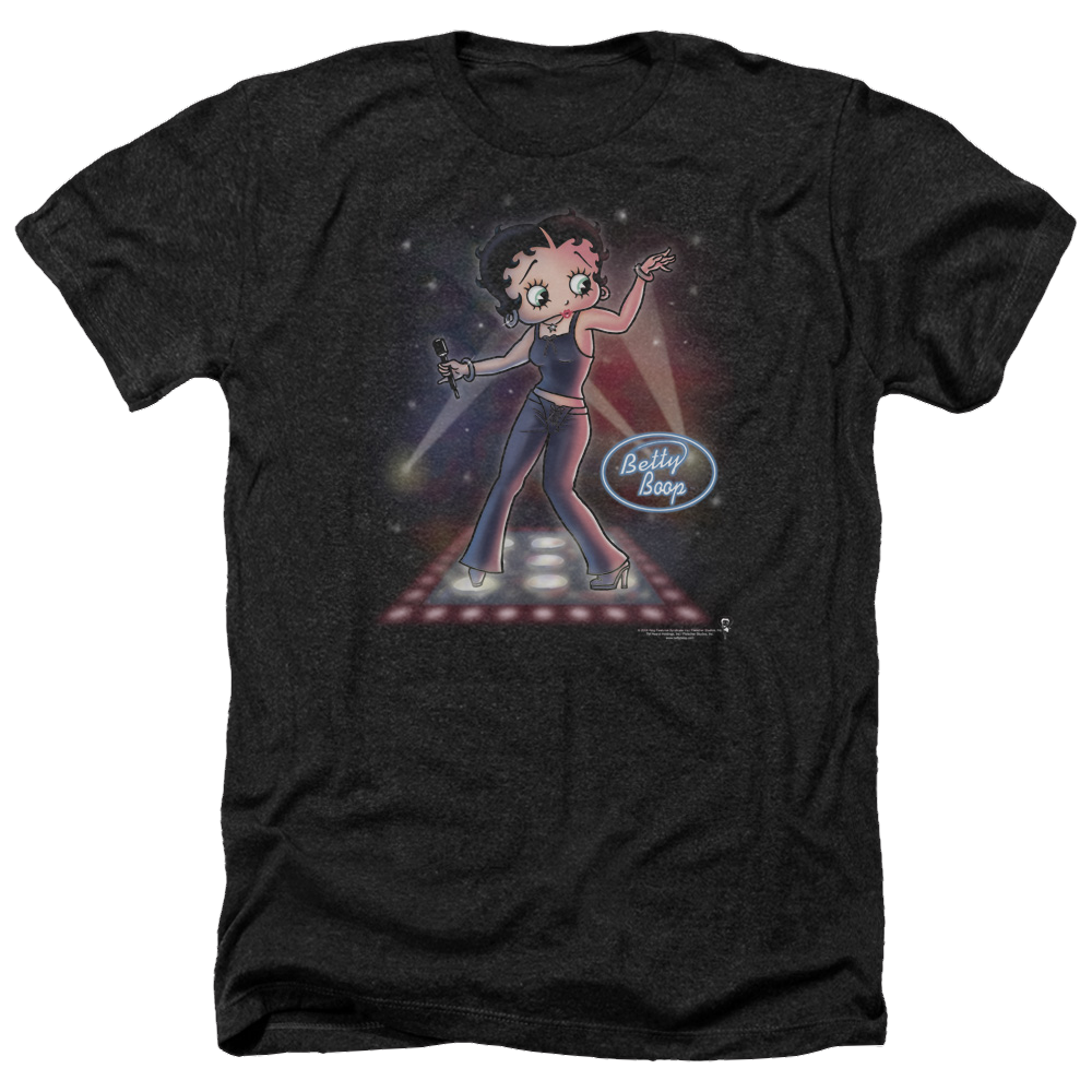 Betty Boop Pop Star - Men's Heather T-Shirt Men's Heather T-Shirt Betty Boop