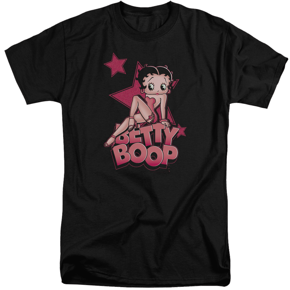 Betty Boop Sexy Star - Men's Tall Fit T-Shirt Men's Tall Fit T-Shirt Betty Boop
