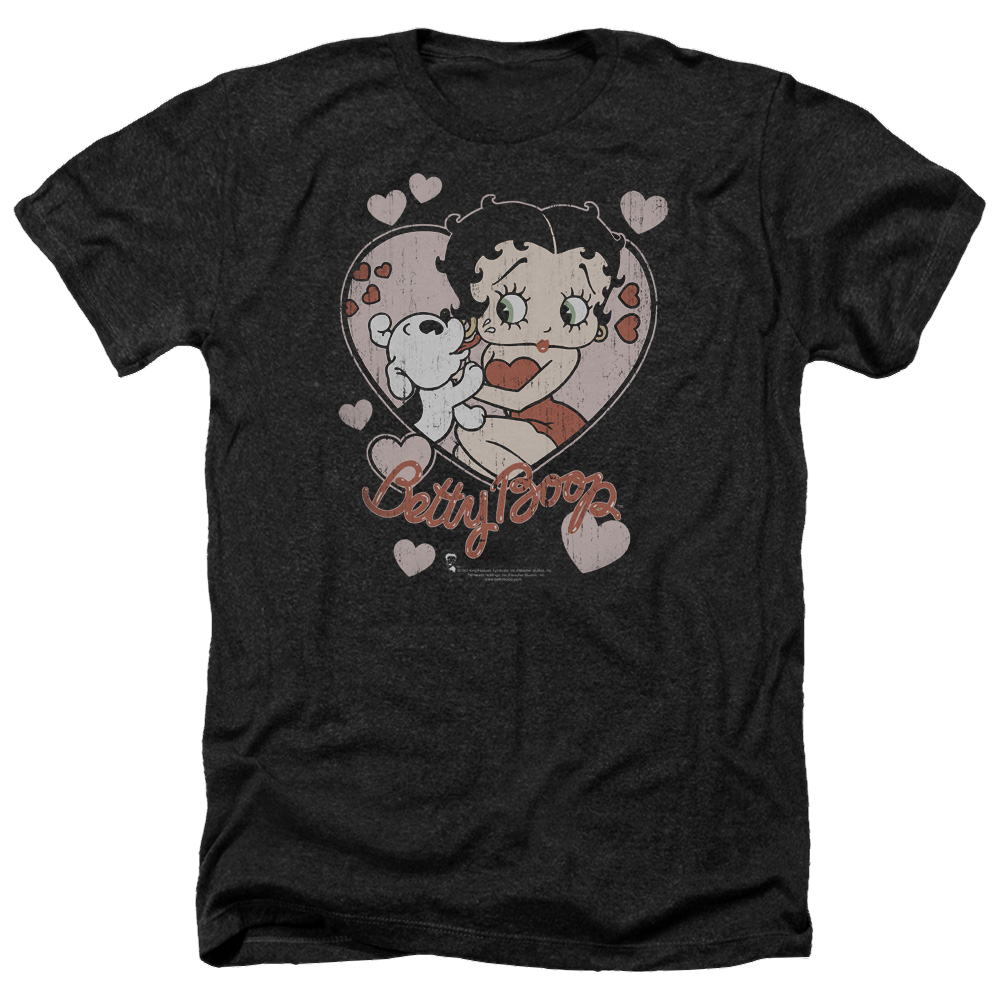 Betty Boop Classic Kiss - Men's Heather T-Shirt Men's Heather T-Shirt Betty Boop