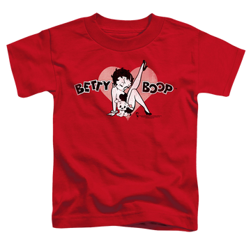 Betty Boop Vintage Cutie Pup - Toddler T-Shirt Toddler T-Shirt Betty Boop