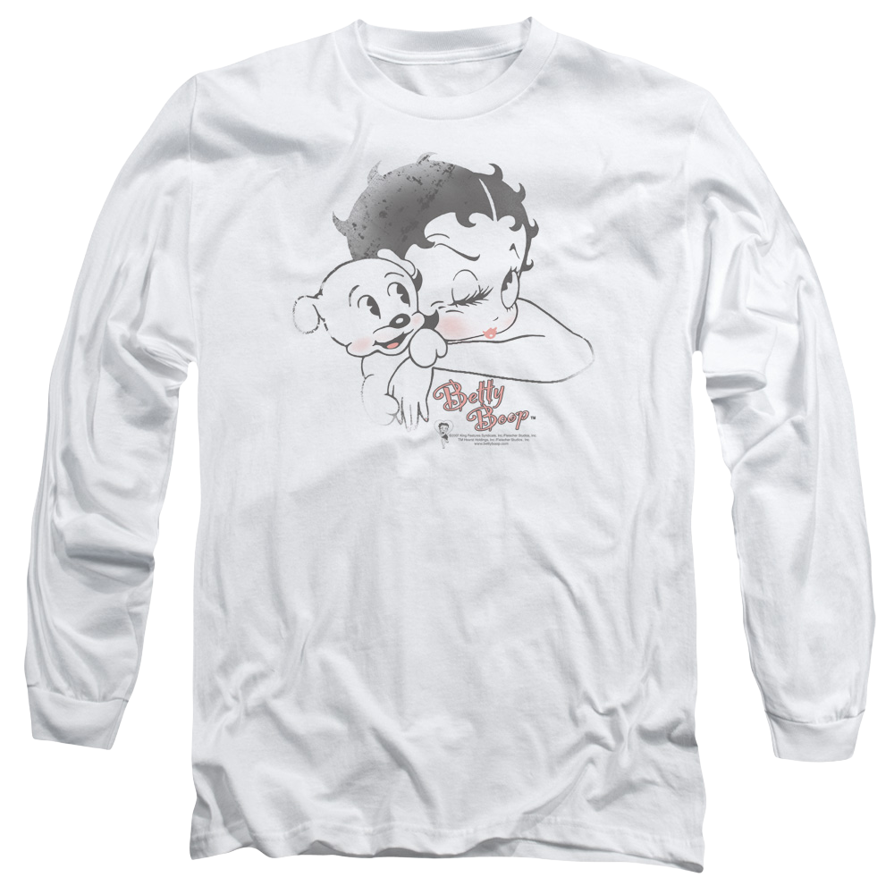 Betty Boop Vintage Wink - Men's Long Sleeve T-Shirt Men's Long Sleeve T-Shirt Betty Boop